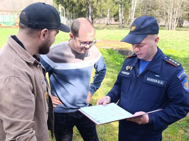 В детском лагере Волоколамска провели противопожарный инструктаж
