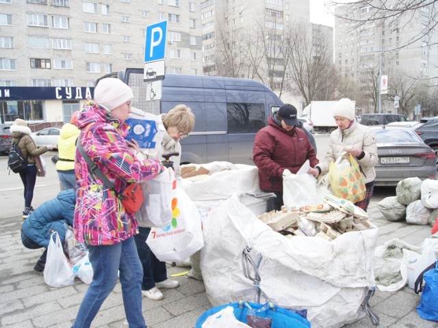 В Реутове собрали 7 тонн вторсырья на акции по раздельному сбору отходов