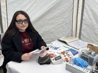 Жители прошли первичную диспансеризацию в центральном парке Лыткарина