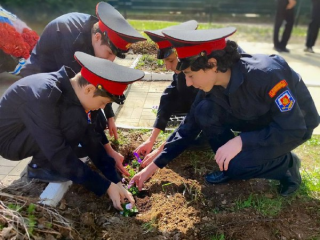 Кадеты из Апрелевки привели в порядок памятник героям войны