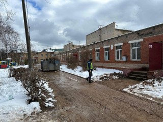 Строители завершают демонтаж в Домодедовском детском саду «Белочка»