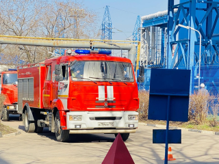 Условный пожар ликвидировали огнеборцы в Дзержинском