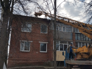 В квартале Южный восстановили кровлю многоквартирного дома