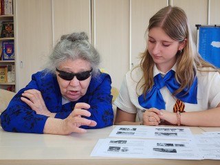 Участники клуба «Видящие сердцем» написали «Диктант Победы» в Серпухове