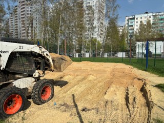 Площадку для пляжного волейбола откроют на майских праздниках в Беличьем парке
