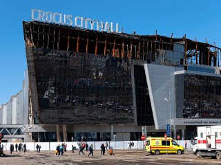 Здание Крокус Сити Холла в Красногорске начали демонтировать