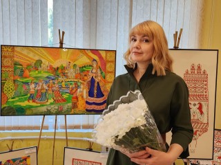 В Кашире-8 открылась выставка художницы Жанны Ковальчук