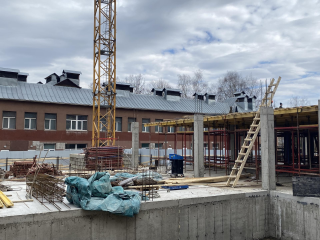 В Красногорске начали возводить стены нового психоневрологического диспансера