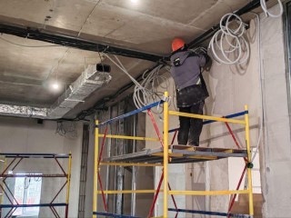 Началась отделка помещений в новой детской поликлинике в Чехове