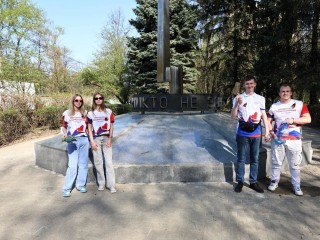 В Мытищах продолжается работа по благоустройству памятных мест Победы