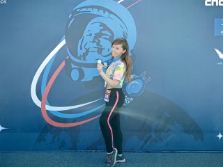 Фотозоны с портретом легендарного космонавта подготовили для участников Гагаринского забега