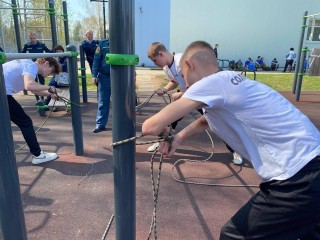 Лицеисты из Солнечногорска взяли серебро соревнований будущих пожарных