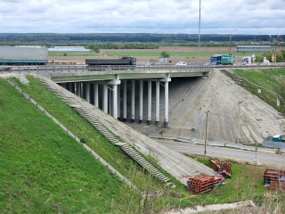 Ремонт путепровода «Михайловка — Мещериново» на трассе М-2 «Крым» продлится до конца года