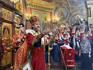 Глава Одинцова поделился впечатлениями от богослужения в Успенском храме