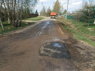 Разрушенные участки дорог отремонтировали в Шаховской