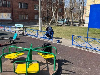 Детские площадки в Шатуре приводят в порядок