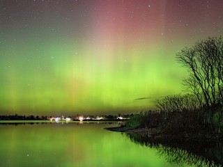 Северное сияние увидели жители Подмосковья