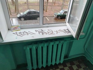Вандалами, оставлявшими надписи в подъездах в Пушкино, займется полиция