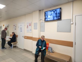 В Подольской больнице транслируют кинохронику Великой Отечественной войны