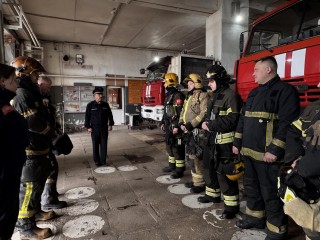 Пожарные Одинцовского округа отметили профессиональный праздник на боевом посту