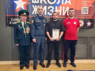 Открытый урок по самбо в лицее «Авиатика» приурочили к 80-летию Победы