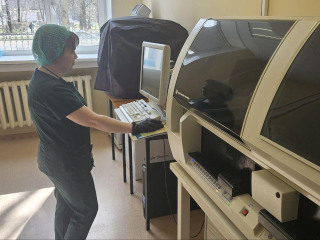 Специалисты лабораторной службы Коломенской больницы отмечают свой праздник