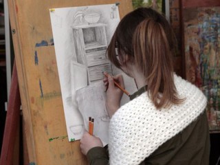 Изобразительный диктант написали воспитанники художественной школы в Пушкино
