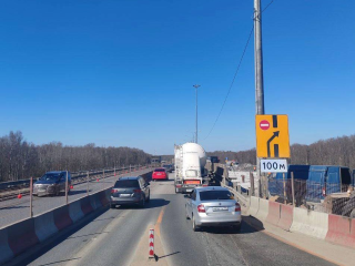 Ограничения движения ввели на трассе в Чехове из-за ремонта путепровода