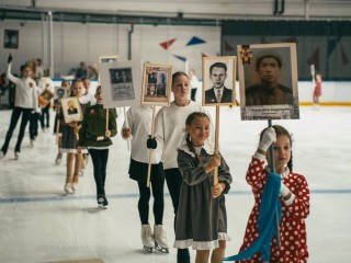 Ледовое шоу двух академий к 80-летию Победы прошло в Красногорске