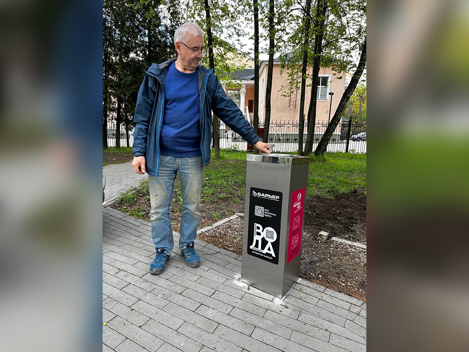В пушкинском парке устанавливают питьевые фонтанчики