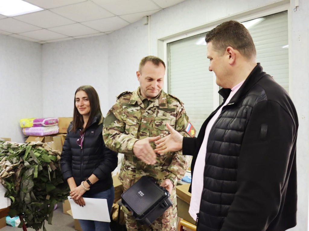 Детектор БПЛА и другие необходимые вещи передали участнику СВО в Ступине