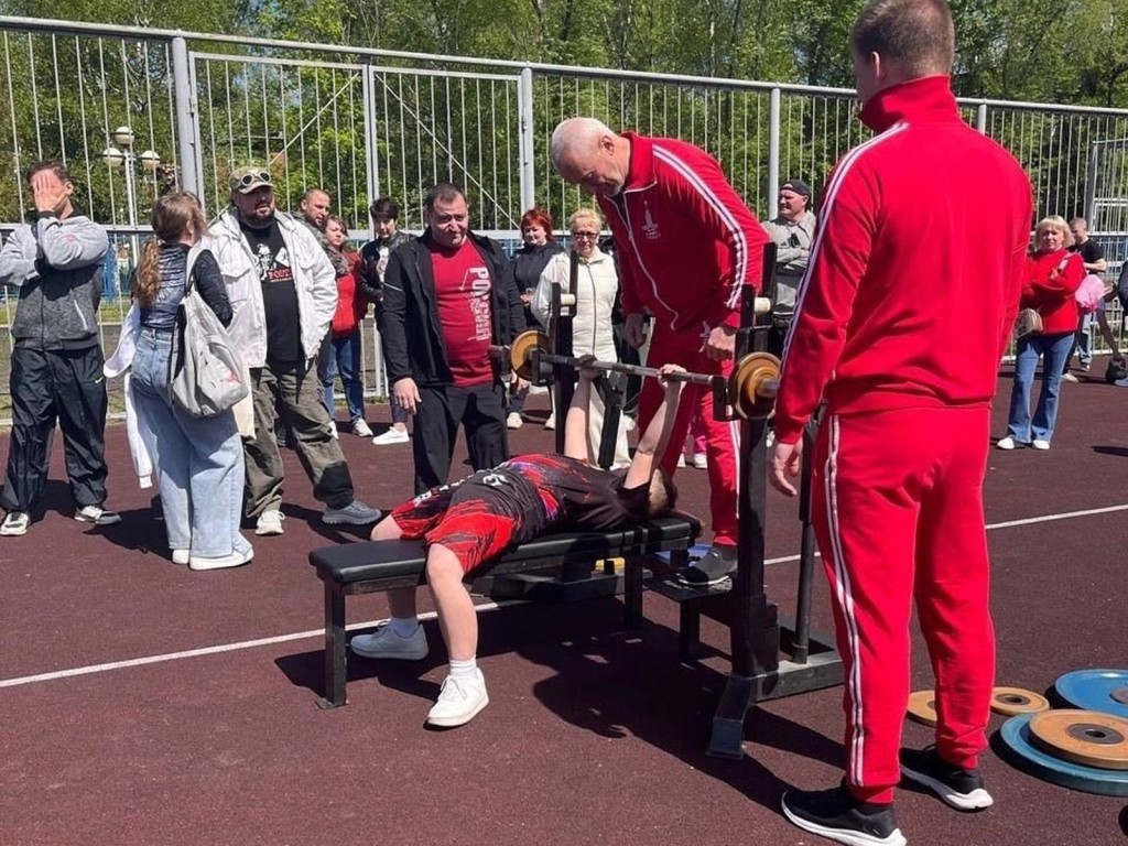 В Ступине прошел фестиваль силовых видов спорта, посвященный 100-летию Патриарха Тихона