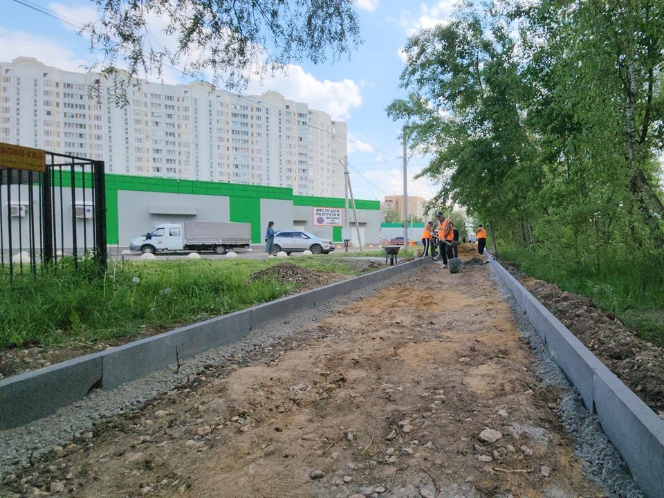 Новая пешеходная зона в Серпухове будет готова к лету