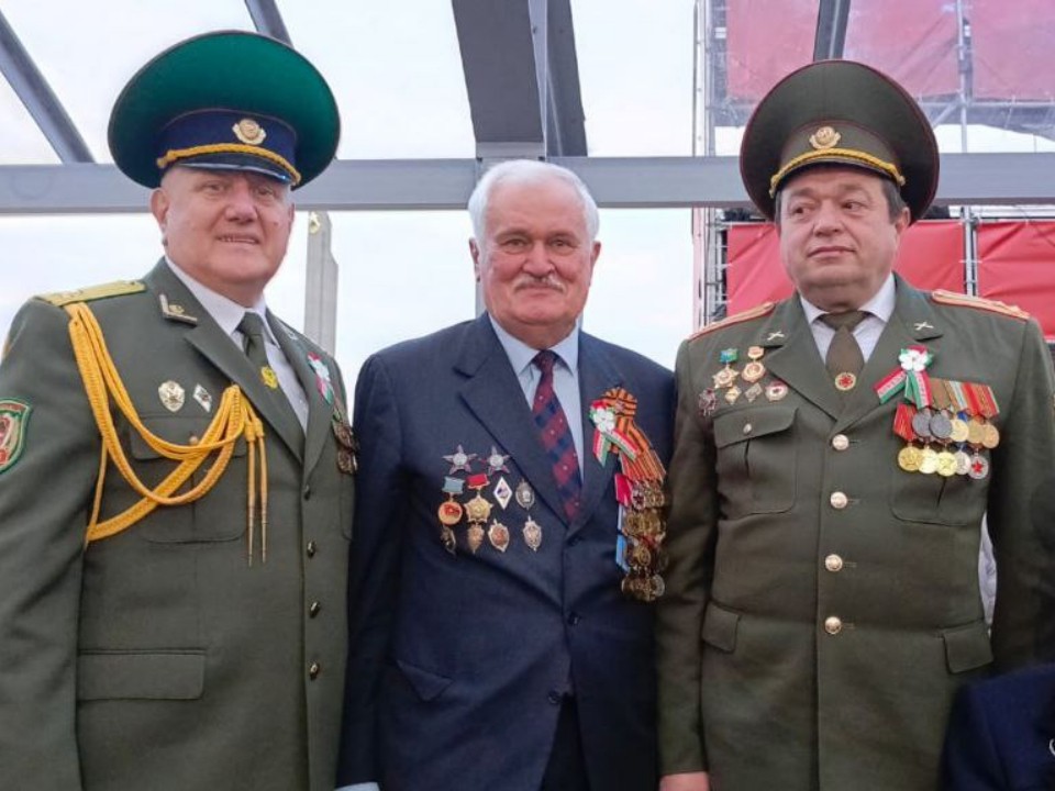 Видновчанин Валерий Бодряшов принял участие в Параде Победы в Минске