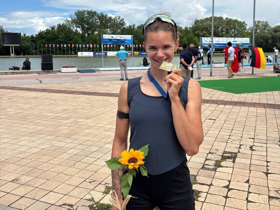 Выпускница Бронницкого ГУОР завоевала бронзу на чемпионате Европы по гребле