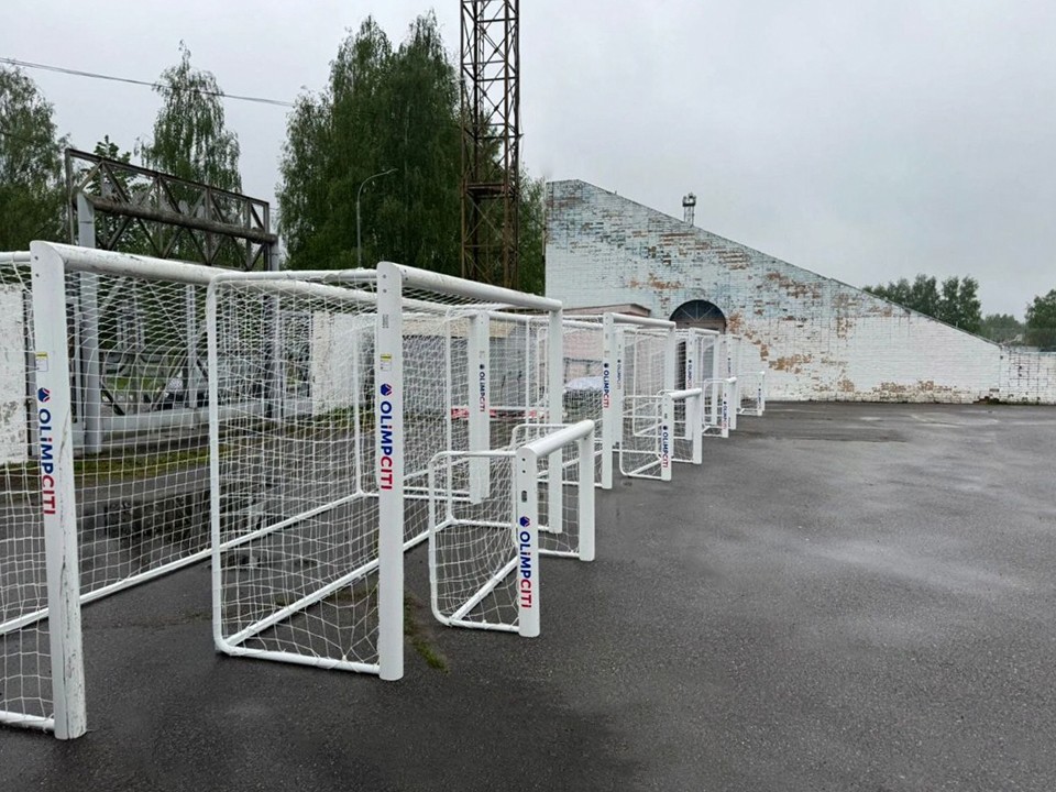 В спортшколе Шатуры установят новые футбольные ворота