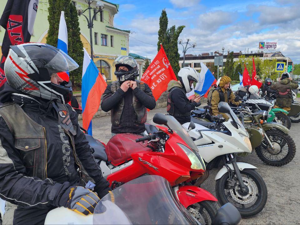 Как в Дмитрове прошел автомотопробег по местам боевой славы