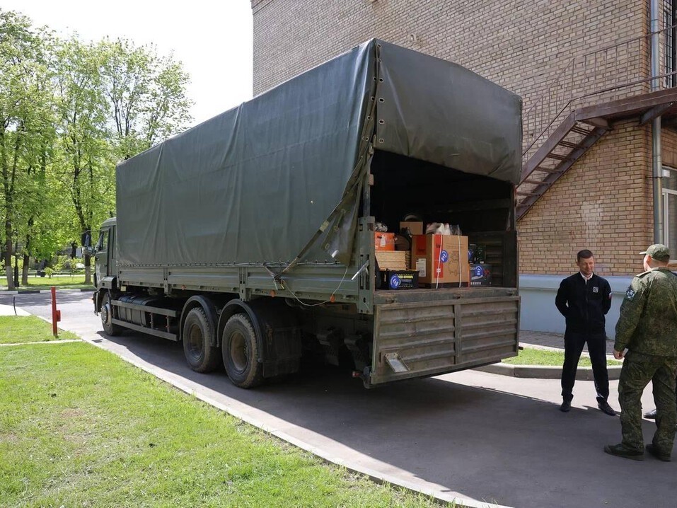 Стройматериалы и автозапчасти отправили из Балашихи в зону СВО