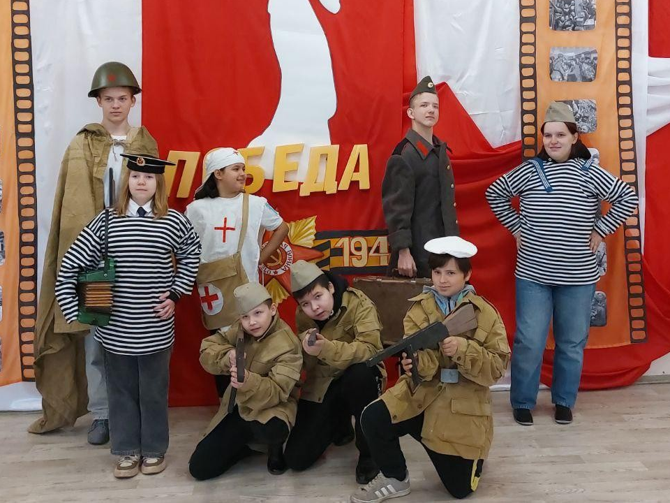 Дети отпраздновали День Победы в «Маяке»