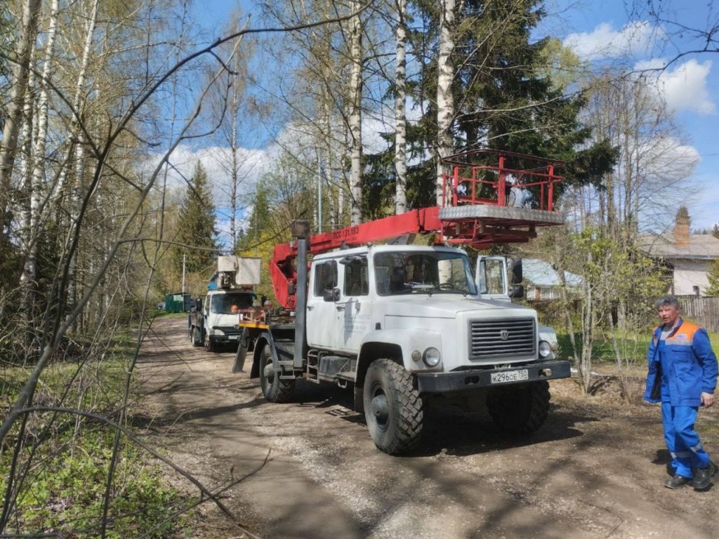 Магистральная линия электроснабжения в районе Сорокино восстановлена