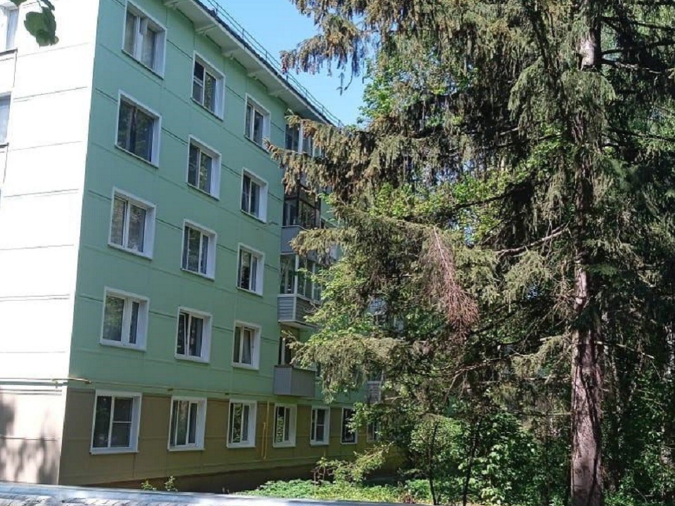 Фасад дома в поселке Архангельское утеплили по новой технологии
