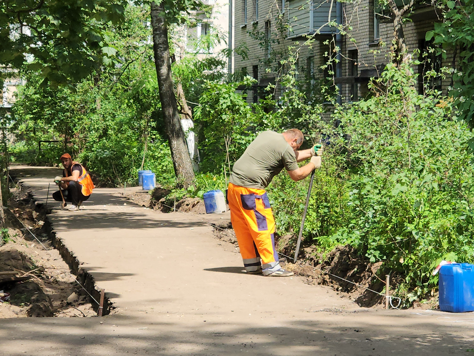 За три месяца лета в Жуковском планируют обустроить шесть дворовых территорий