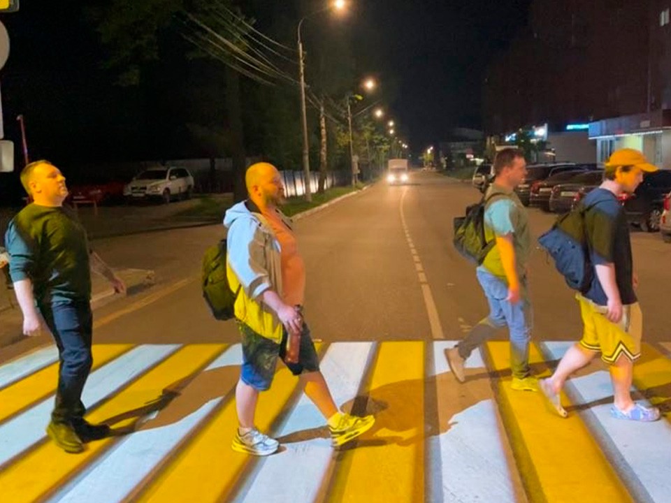 Знаменитый снимок The Beatles «ожил» в Солнечногорске на инновационном пешеходном переходе