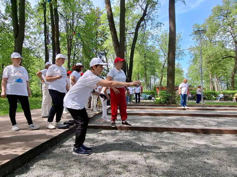 Команда пенсионеров из Чехова заняла третье место на турнире по петанку