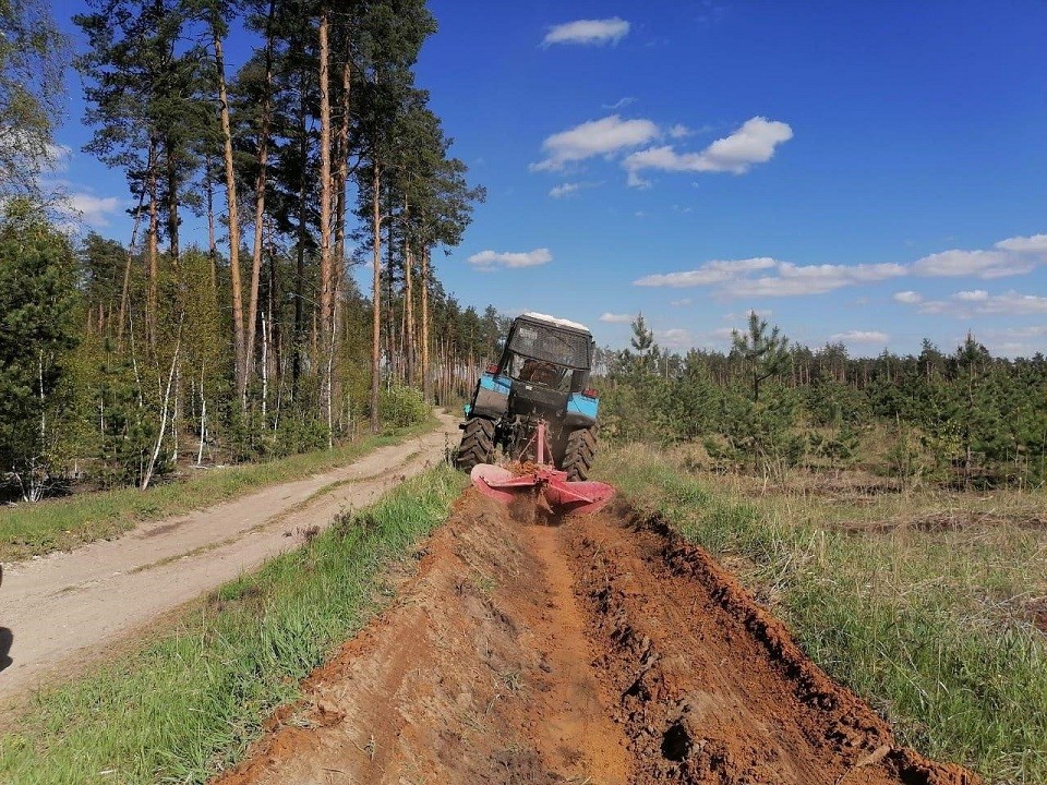 В Орехово-Зуевском округе создали защитные барьеры от лесных пожаров