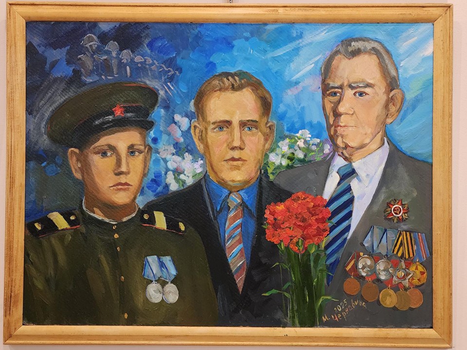 В Пушкино проходит выставка местных художников «Победы майское дыхание»