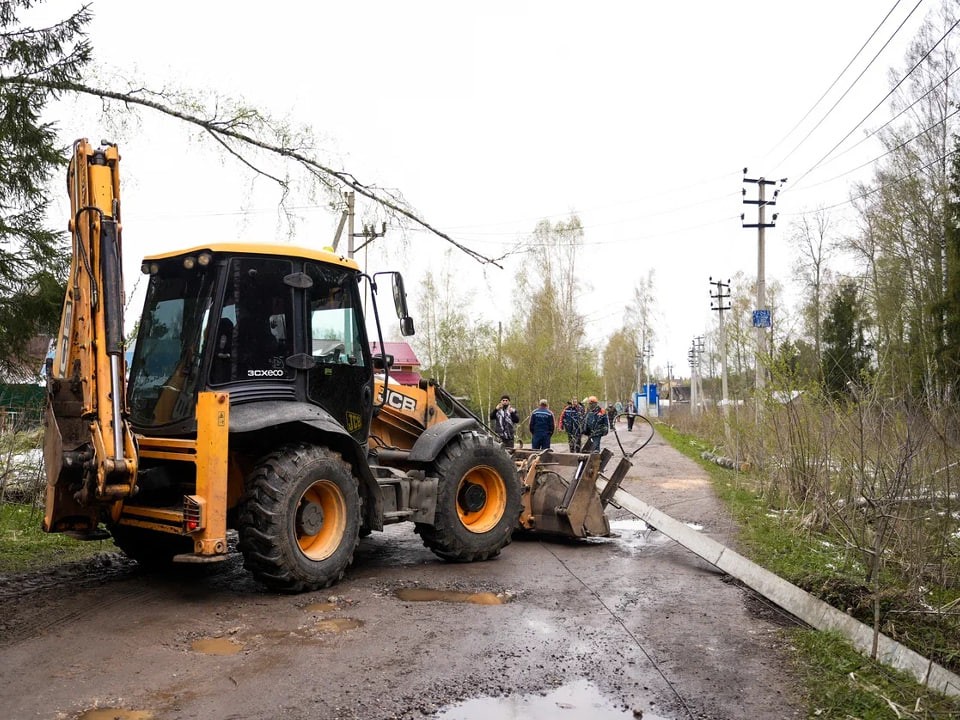 В Талдоме восстановили электроснабжение еще в восьми населенных пунктах