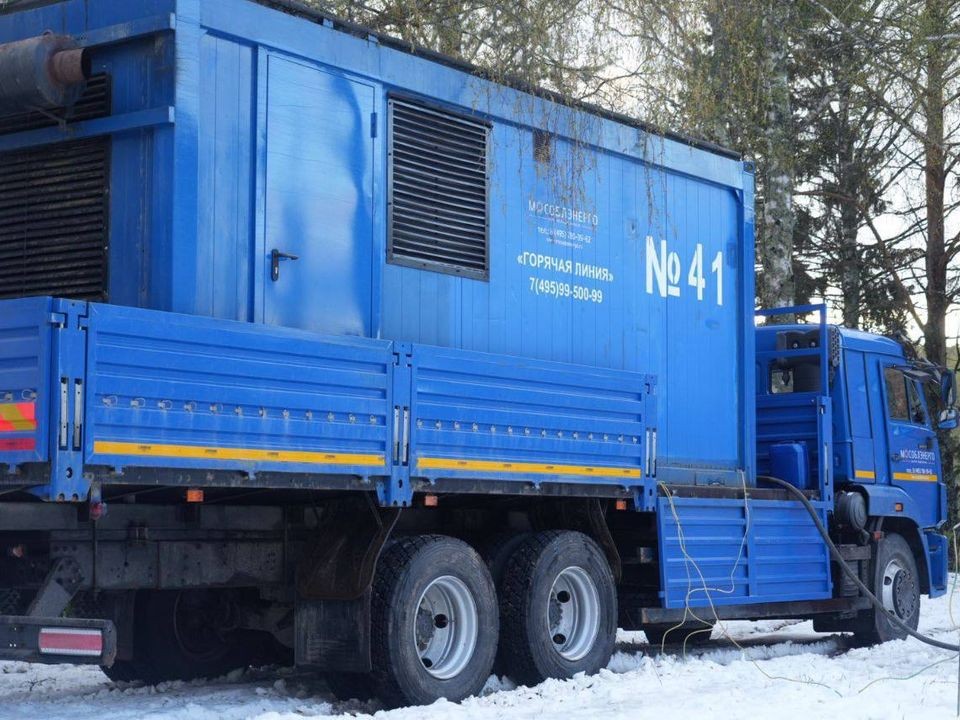 Передвижные дизельные генераторы установили в Сергиево-Посадском округе