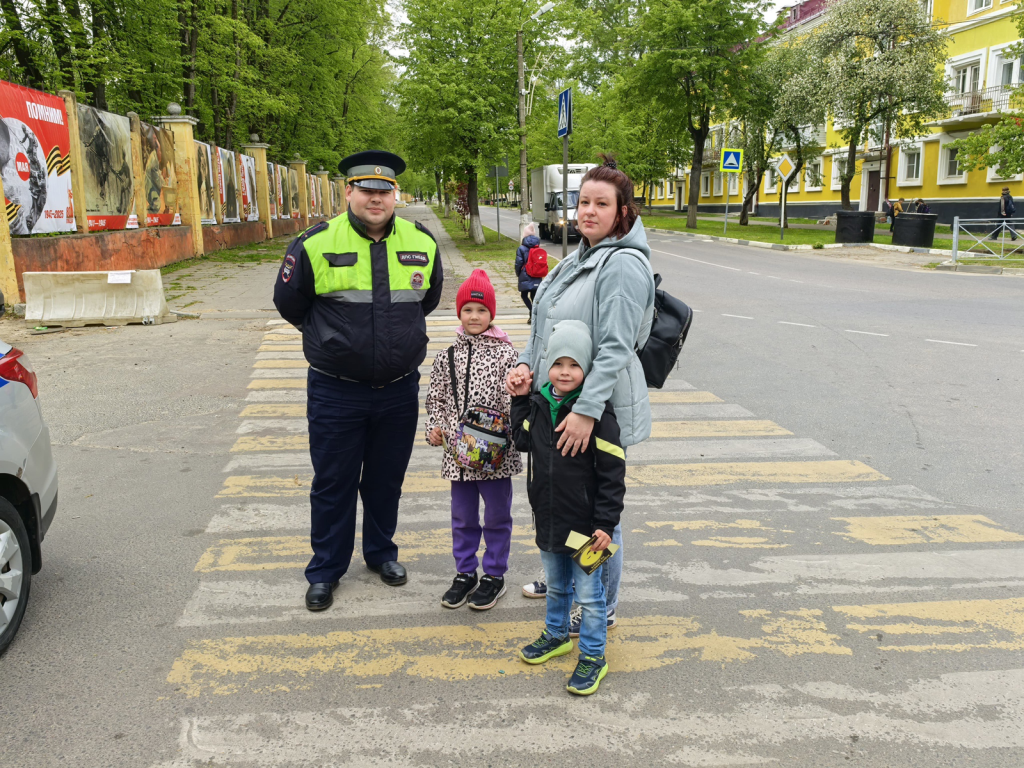 В Ступине Госавтоинспекция провела профилактические беседы с пешеходами