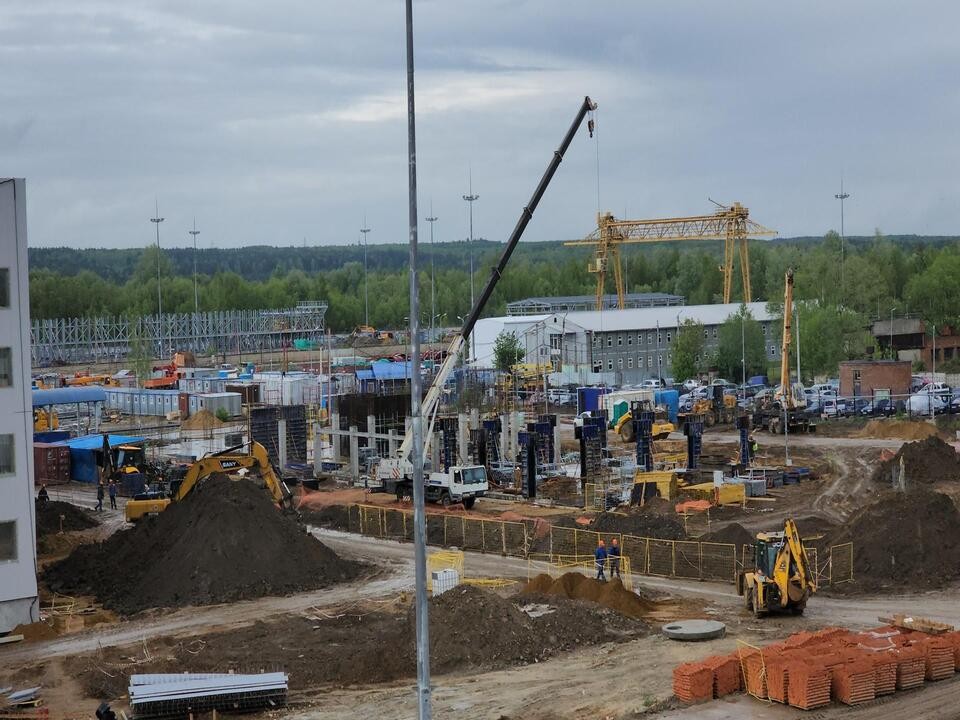 Основание под новую газовую турбину подготовили на строительстве Каширской ГРЭС